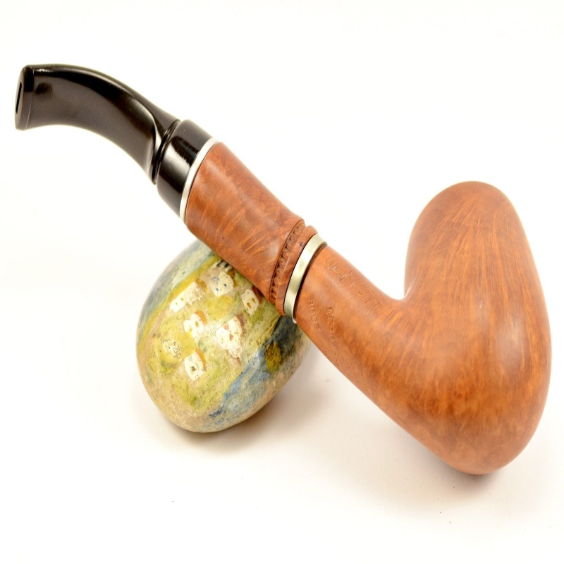 Hygrocool Smoking Pipe Greek Briar 9mm Filter Model 589A