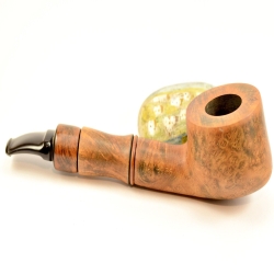Hygrocool Master Smoking Pipe Greek Briar 9mm Filter Model 568B