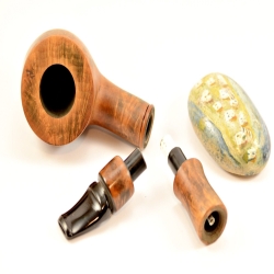 Hygrocool Master Smoking Pipe Greek Briar 9mm Filter Model 568B