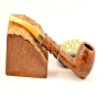 Hygrocool Master Smoking Pipe Greek Briar 9mm Filter Model 566B