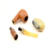 Hygrocool Master Smoking Pipe Greek Briar 9mm Filter Model 566B