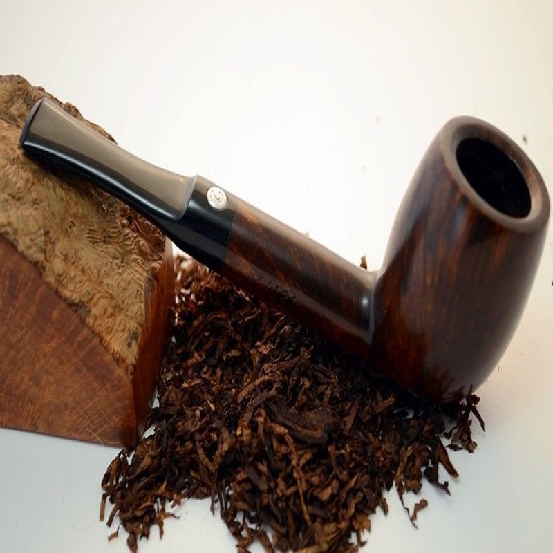 Billiard Straight Smoking Pipe Greek Briar No Filter Alexander Model 121D