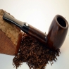 Billiard Straight Smoking Pipe Greek Briar No Filter Alexander Model 121D