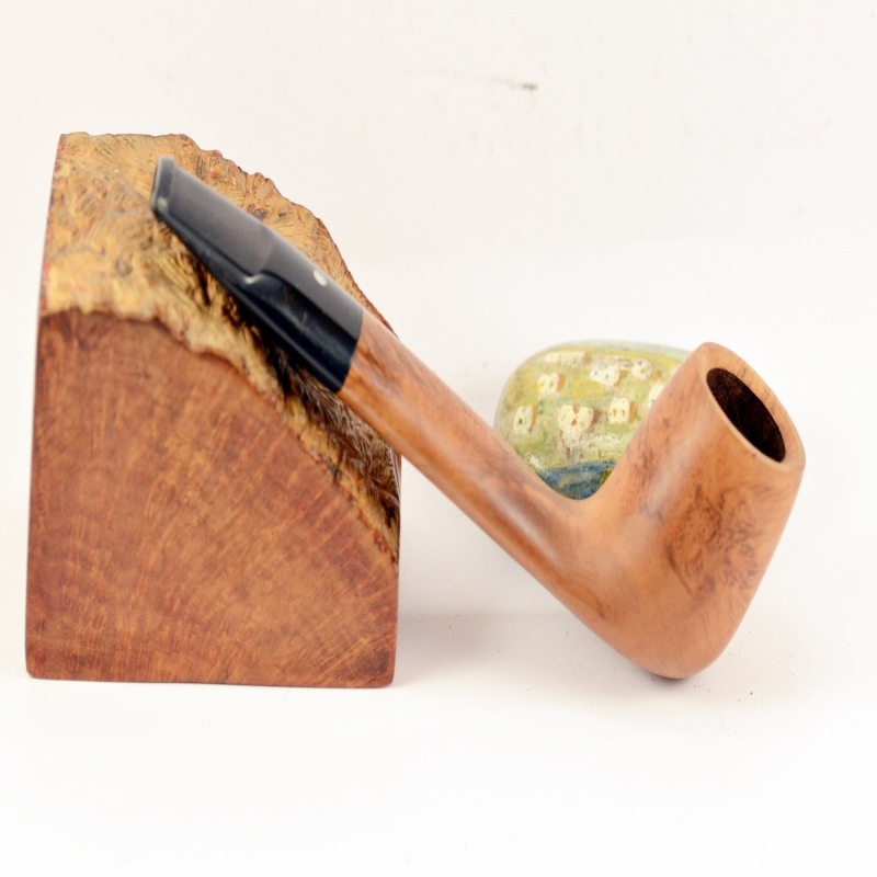 Canadian Straight Smoking Pipe Greek Briar No Filter Alexander Model 79C