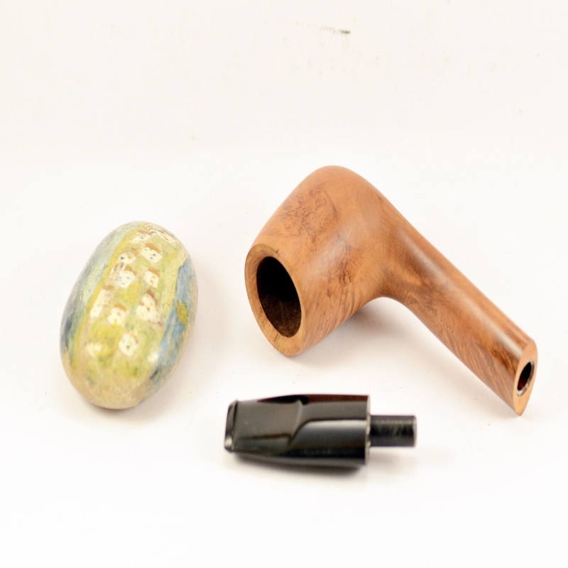 Canadian Straight Smoking Pipe Greek Briar No Filter Alexander Model 79C