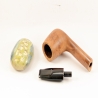 Canadian Straight Smoking Pipe Greek Briar No Filter Alexander Model 79C
