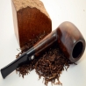 Billiard Straight Smoking Pipe Greek Briar No Filter Alexander Model 121D