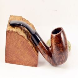 Bent Smoking Pipe Greek Briar 9mm Filter Alexander