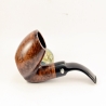 Bent Smoking Pipe Greek Briar 9mm Filter Alexander