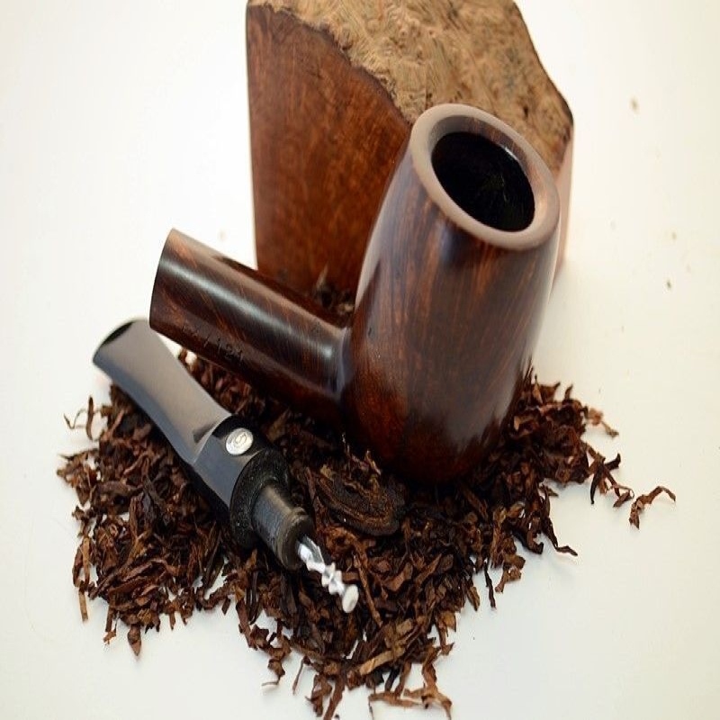 Billiard Straight Smoking Pipe Greek Briar No Filter Alexander Model 121D