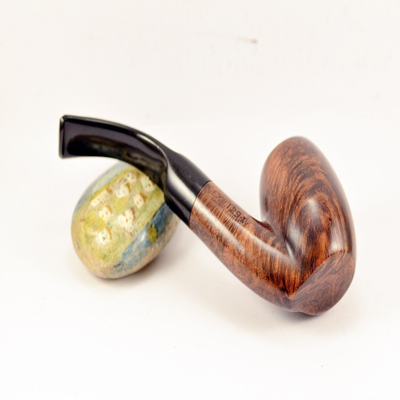 Bent Smoking Pipe Greek Briar 9mm Filter Alexander
