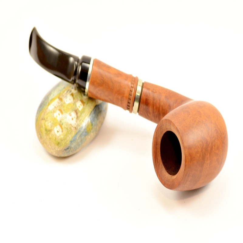 Hygrocool Smoking Pipe Greek Briar 9mm Filter Model 589A