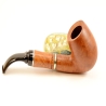 Hygrocool Smoking Pipe Greek Briar 9mm Filter Model 589A