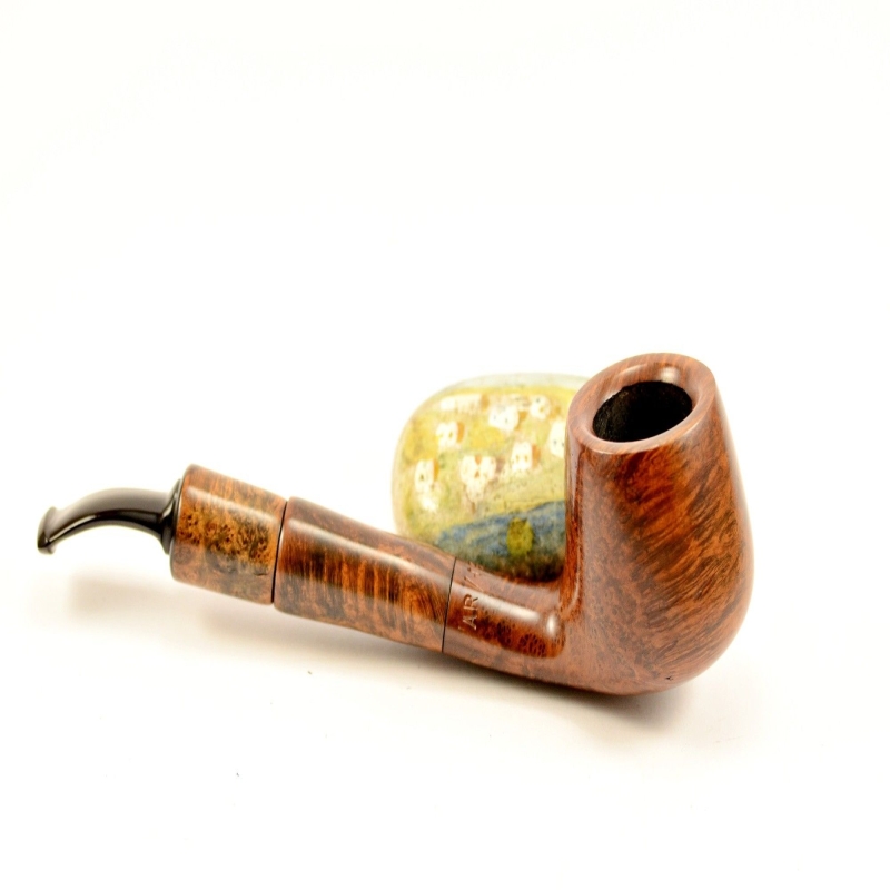 Hygrocool Master Smoking Pipe Greek Briar 9mm Filter Model 597C