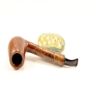 Hygrocool Master Smoking Pipe Greek Briar 9mm Filter Model 597C