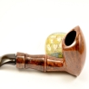 Hygrocool Master Smoking Pipe Greek Briar 9mm Filter Model 599C