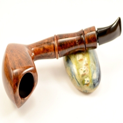 Hygrocool Master Smoking Pipe Greek Briar 9mm Filter Model 599C