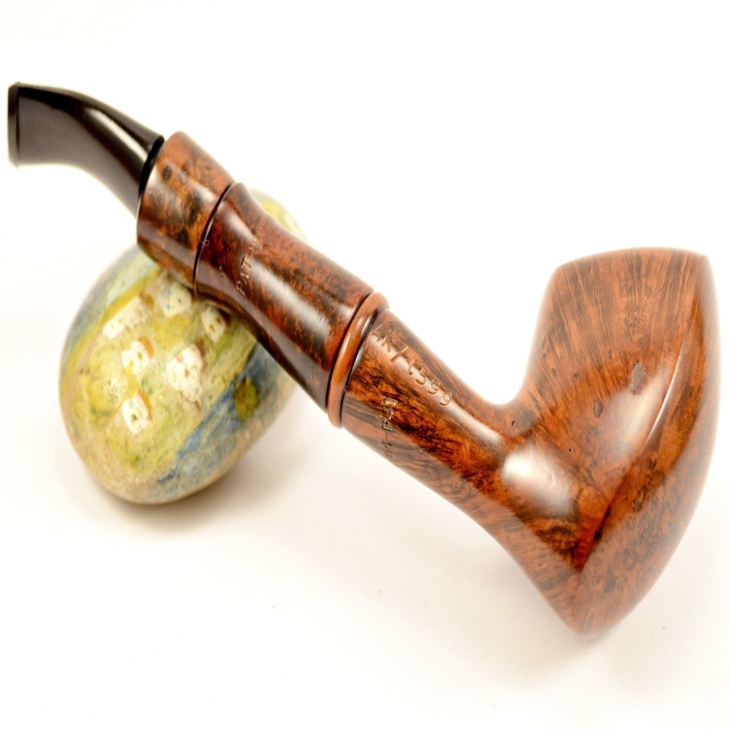 Hygrocool Master Smoking Pipe Greek Briar 9mm Filter Model 599C