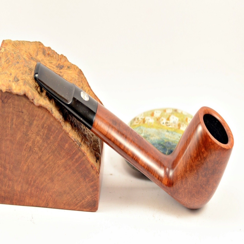 Straight Smoking Pipe Greek Briar No Filter Alexander Model 82D