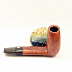 Straight Smoking Pipe Greek Briar No Filter Alexander Model 82D