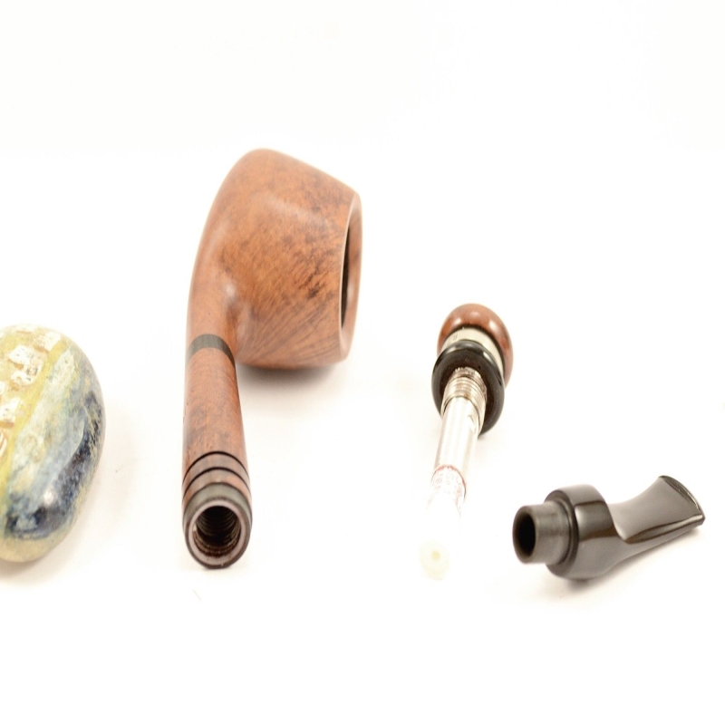 Hygrocool Calabash Smoking Pipe Greek Briar 9mm Filter Model 930B