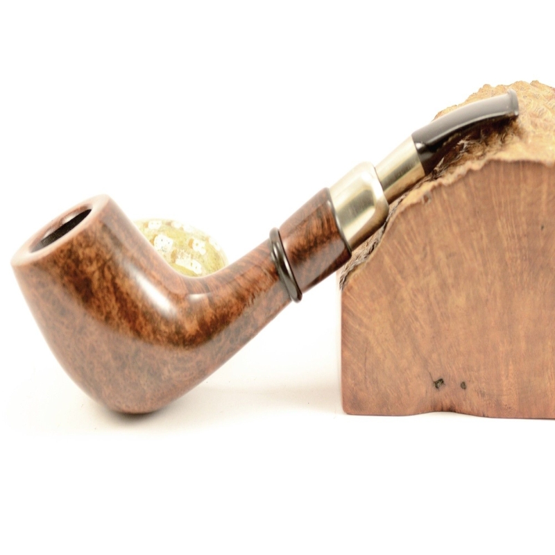 Hygrocool Master Smoking Pipe Greek Briar 9mm Filter Model 530C