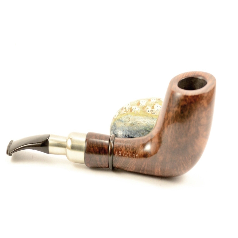 Hygrocool Master Smoking Pipe Greek Briar 9mm Filter Model 530C