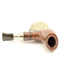 Hygrocool Master Smoking Pipe Greek Briar 9mm Filter Model 530C