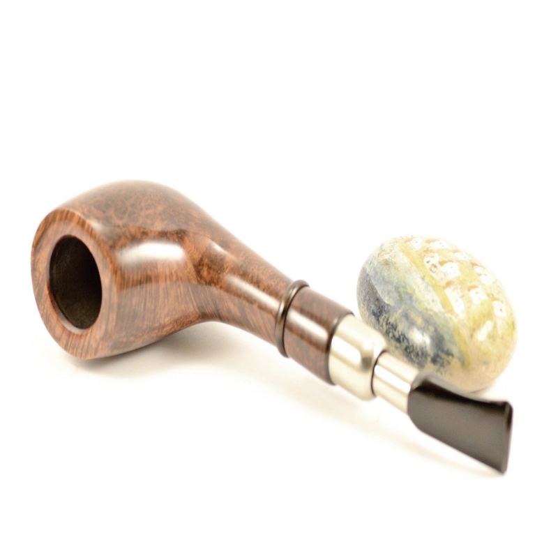 Hygrocool Master Smoking Pipe Greek Briar 9mm Filter Model 530C