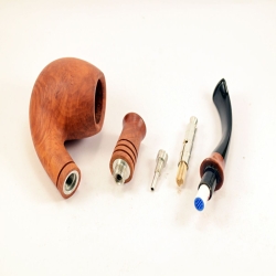 Hygrocool Smoking Pipe Greek Briar 9mm Filter Model 606C
