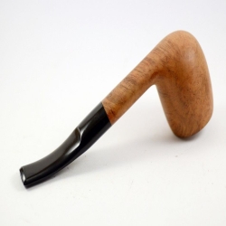 Semi Bent Smoking Pipe Greek Briar No Filter Alexander