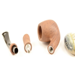 Hygrocool Smoking Pipe Greek Briar 9mm Filter Model 626A