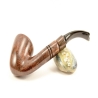 Hygrocool Smoking Pipe Greek Briar 9mm Filter Model 628D
