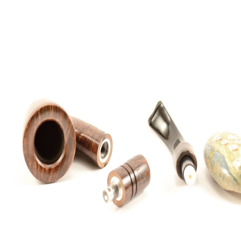 Hygrocool Smoking Pipe Greek Briar 9mm Filter Model 628D