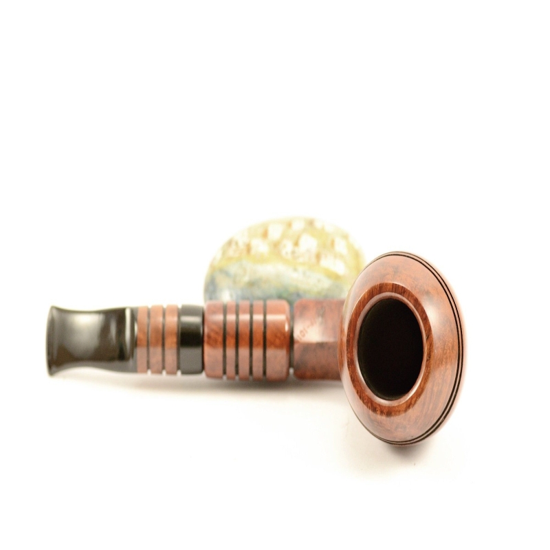 Hygrocool Smoking Pipe Greek Briar 9mm Filter No640C