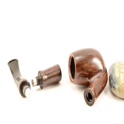 Hygrocool Smoking Pipe Greek Briar 9mm Filter Model 626C