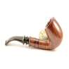 Hygrocool Bent Billiard Smoking Pipe Greek Briar 9mm Filter Model 902C