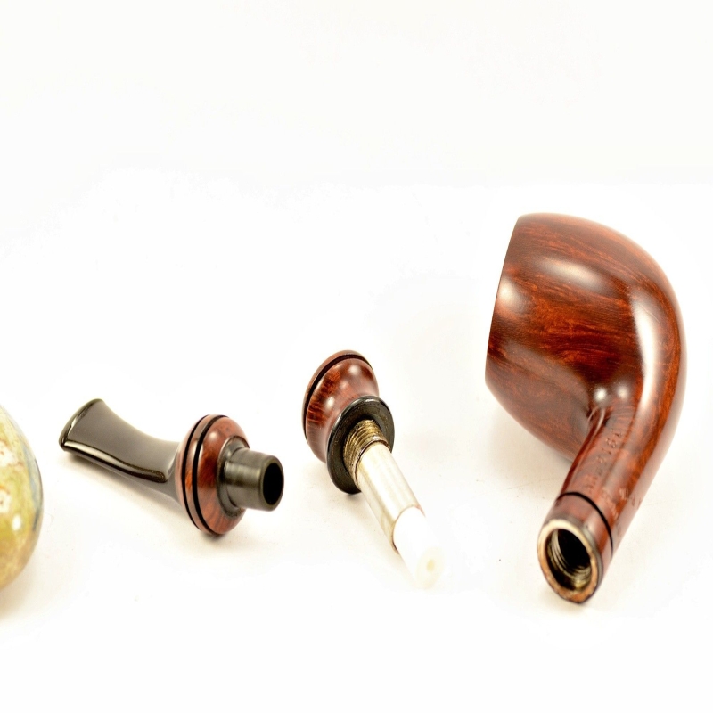 Hygrocool Smoking Pipe Greek Briar 9mm Filter Model 918C
