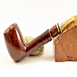 Hygrocool Poker Smoking Pipe Greek Briar 9mm Filter Model 921C