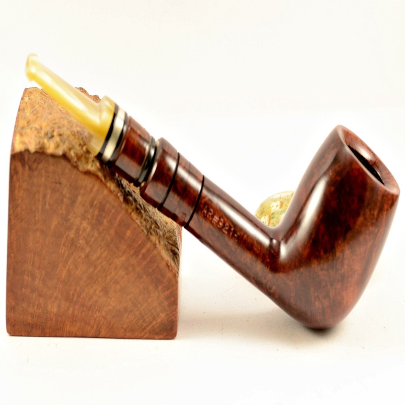 Hygrocool Poker Smoking Pipe Greek Briar 9mm Filter Model 921C