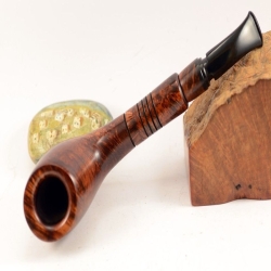 Hygrocool Smoking Pipe Greek Briar 9mm Filter Model 602C