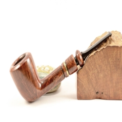 Hygrocool Poker Smoking Pipe Greek Briar 9mm Filter Model 936C