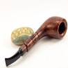 Hygrocool Smoking Pipe Greek Briar 9mm Filter Model 602C