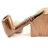 Hygrocool Poker Smoking Pipe Greek Briar 9mm Filter Model 939D