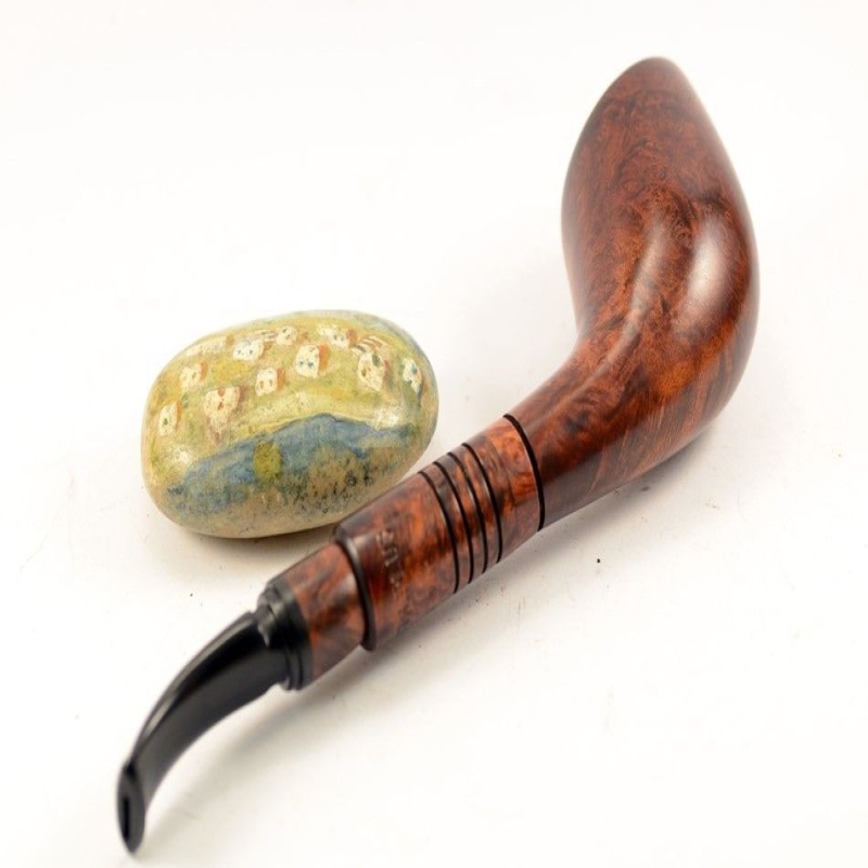Hygrocool Smoking Pipe Greek Briar 9mm Filter Model 602C