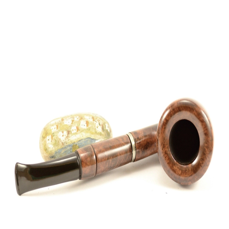 Hygrocool Smoking Pipe Greek Briar 9mm Filter Model 124C
