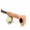 Hygrocool Pickaxe Smoking Pipe Greek Briar 9mm Filter Model 615C