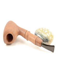 Hygrocool Pickaxe Smoking Pipe Greek Briar 9mm Filter Model 615C