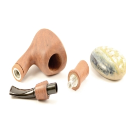 Hygrocool Pickaxe Smoking Pipe Greek Briar 9mm Filter Model 615C