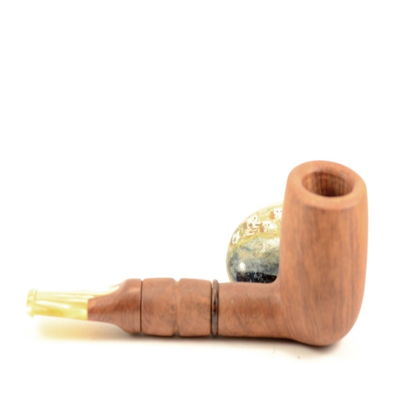 Hygrocool Master Smoking Pipe Greek Briar 9mm Filter Model 96A